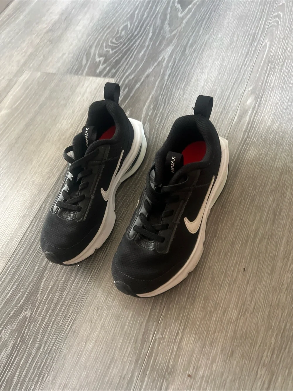 Nike Kids Black and White Athletic Sneakers
